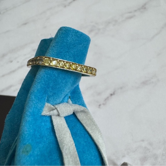 Alexa Leigh Undecided Think Twice Ring 14k Y Gold CZ Ruby Citrine Blue Topaz - Picture 11 of 14